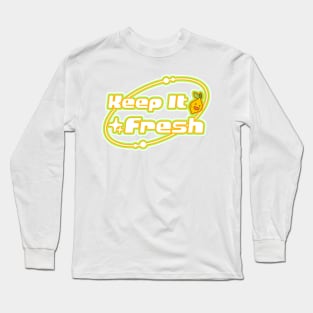 Keep It Fresh Lemon Good Vibes Long Sleeve T-Shirt